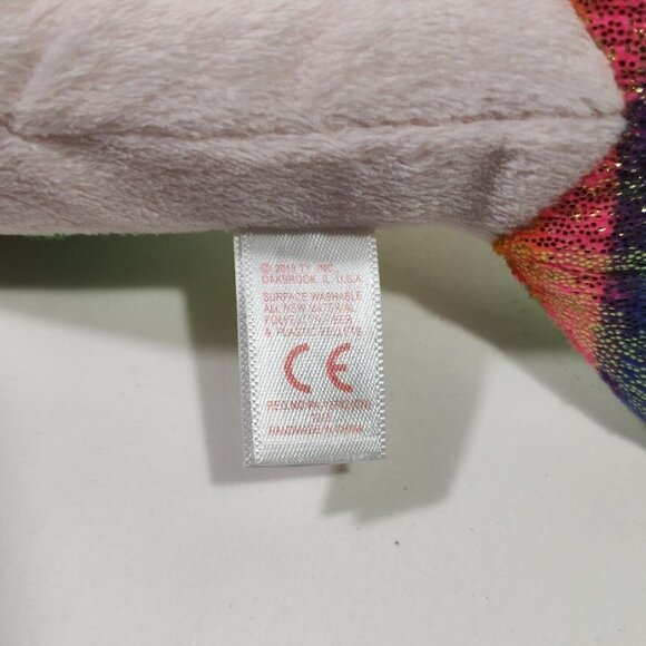 Ty Beanie Boos Nori Narwhal Whale Rainbow Fish Plush Stuffed Animal 2019 - Picture 6 of 7